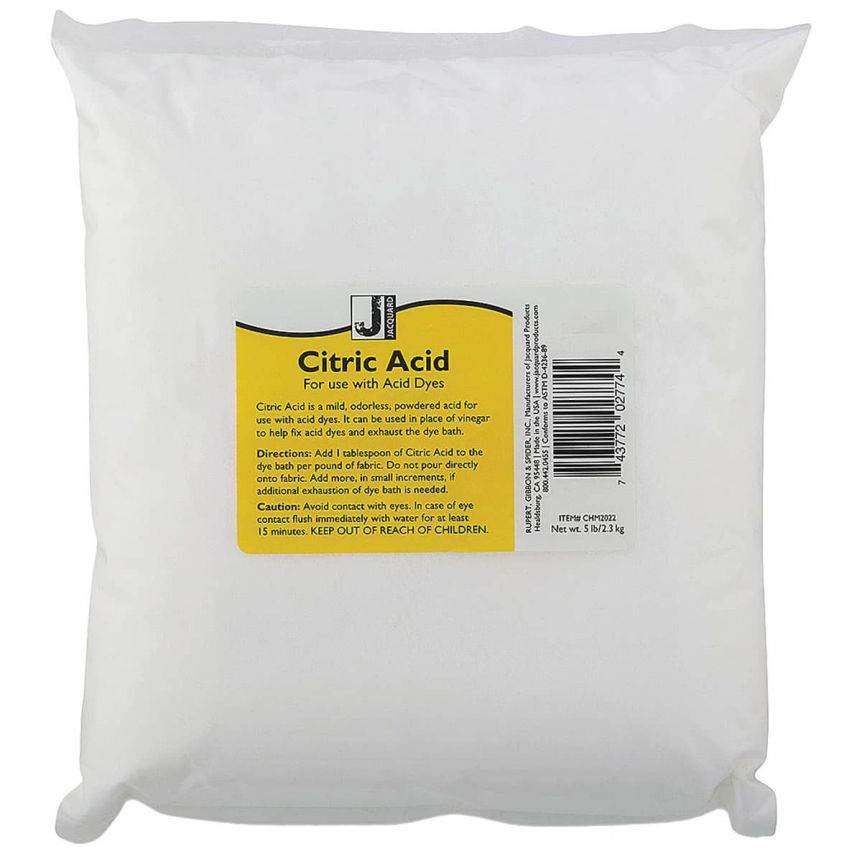 Jacquard Acid Dye Additive Citric Acid 5 lb Bag
