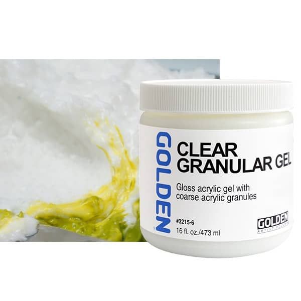 GOLDEN Acrylic Clear Granular Gel 16 oz