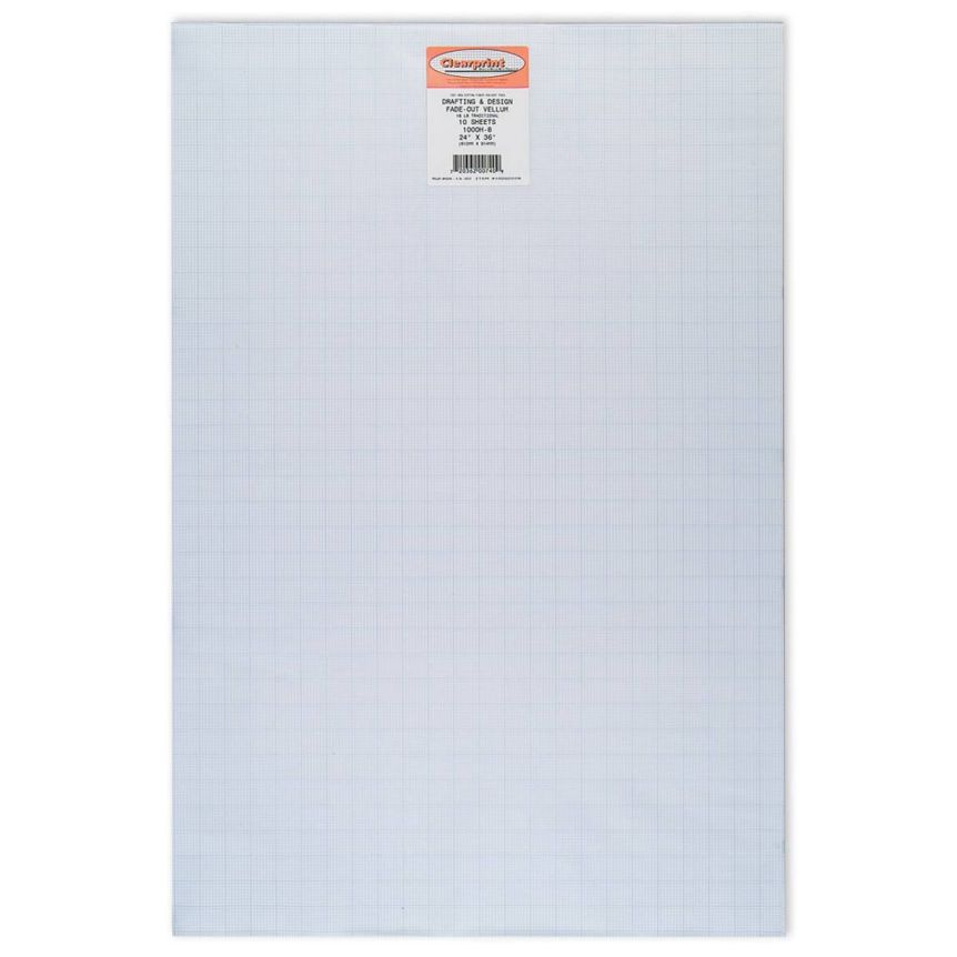 Clearprint 1000H Vellum 10 Sheet Pack 24 x 36