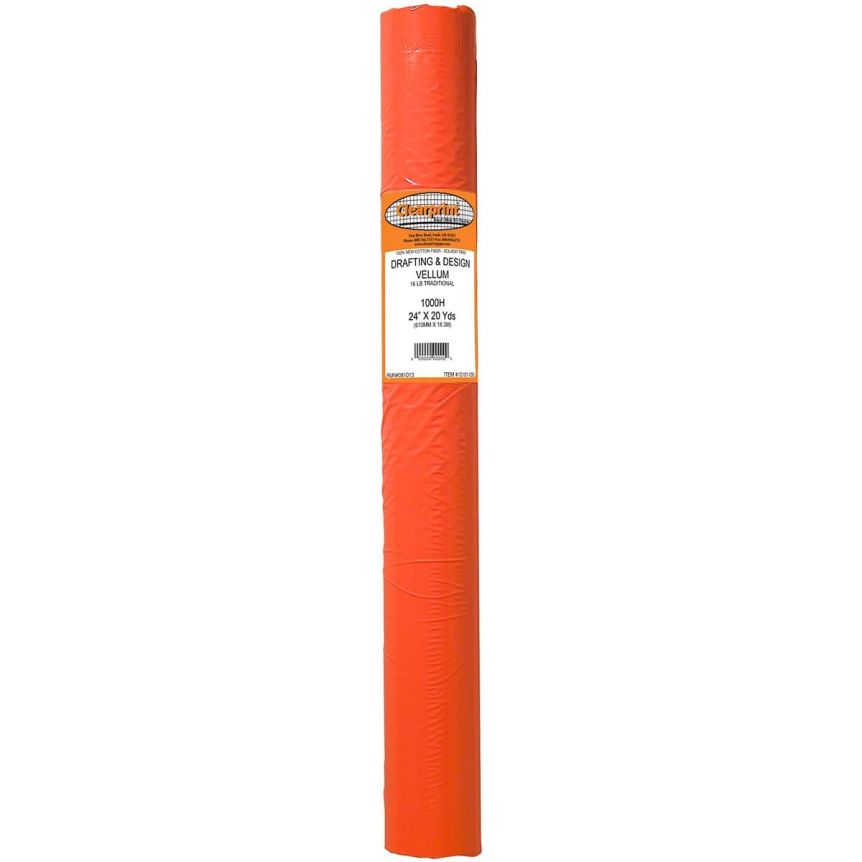 Clearprint 1000H Design Vellum Transparent Plain 24" x 20 yd Roll