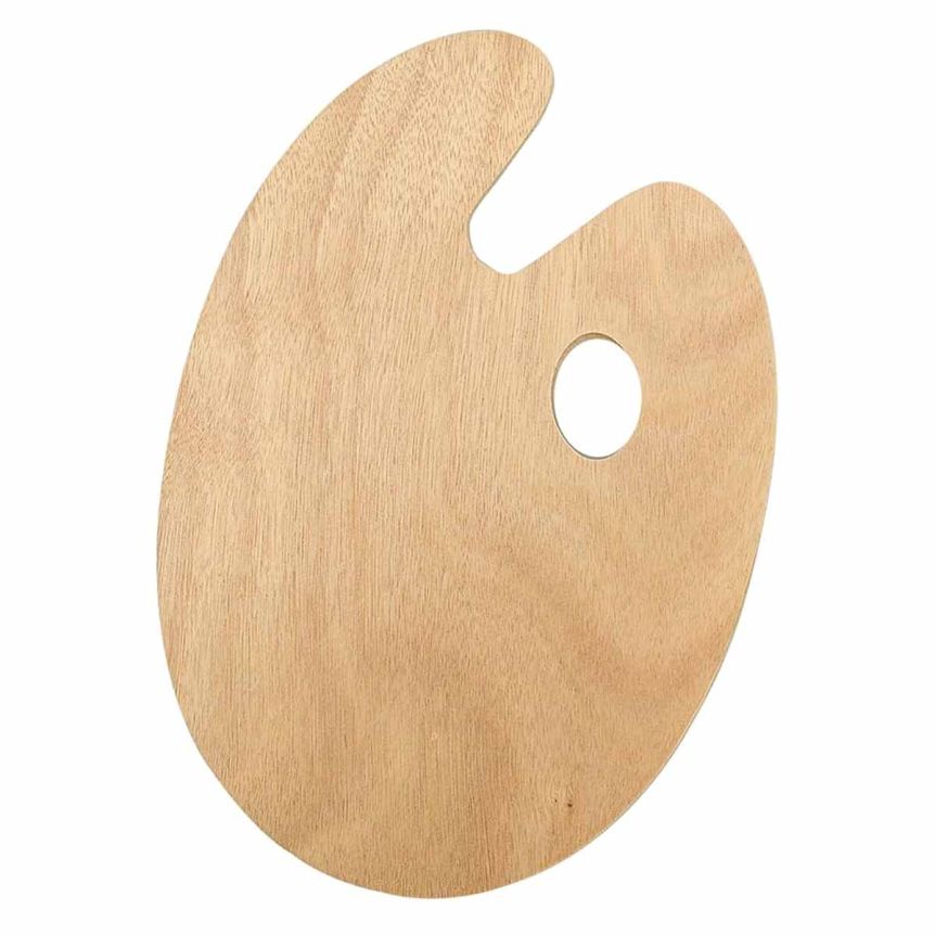 Deluxe Wood Palette Oval 12"x16"