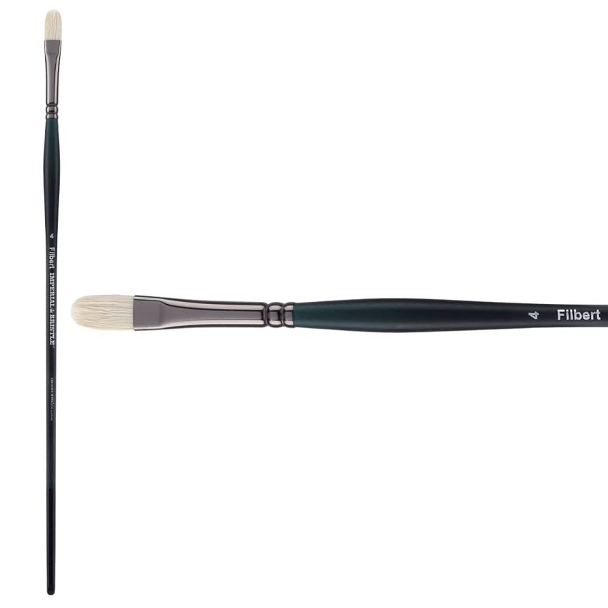 Imperial Professional Chungking Hog Bristle Brush, Filbert Size #4