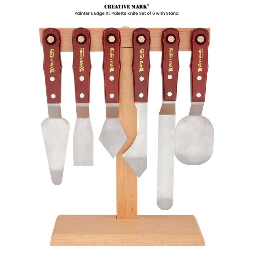 Creative Mark Painter's Edge XL Palette Knife and Stand Set