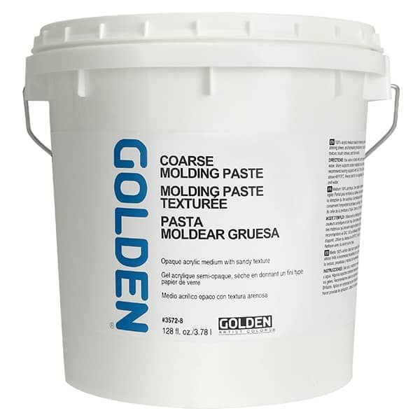 GOLDEN Coarse Molding Paste Medium, 1 gal Tub