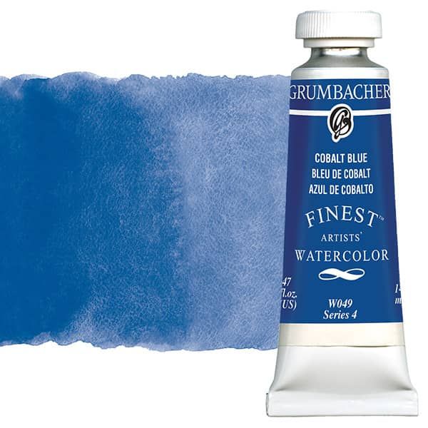 Grumbacher Finest Artists' Watercolor 14 ml Tube - Cobalt Blue