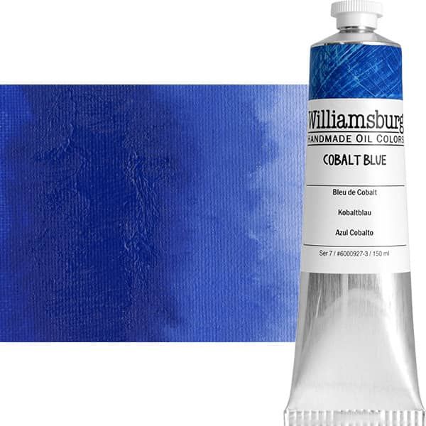 Williamsburg Handmade Oil Paint - Cobalt Blue, 150ml Tube