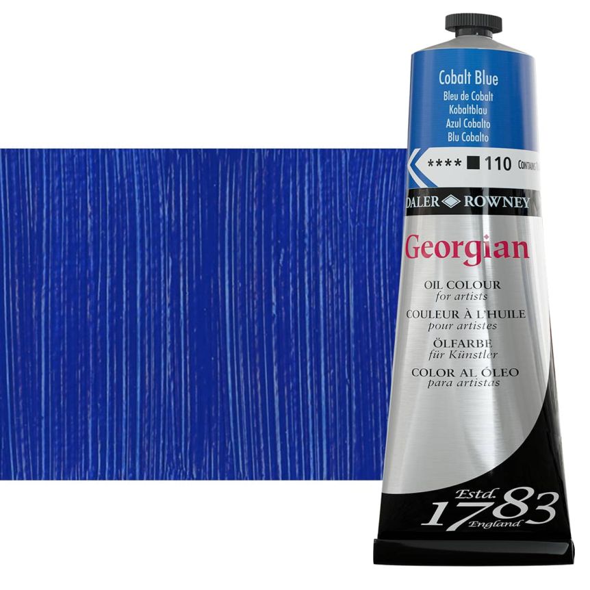 Daler-Rowney Georgian Oil Color 225ml Tube - Cobalt Blue