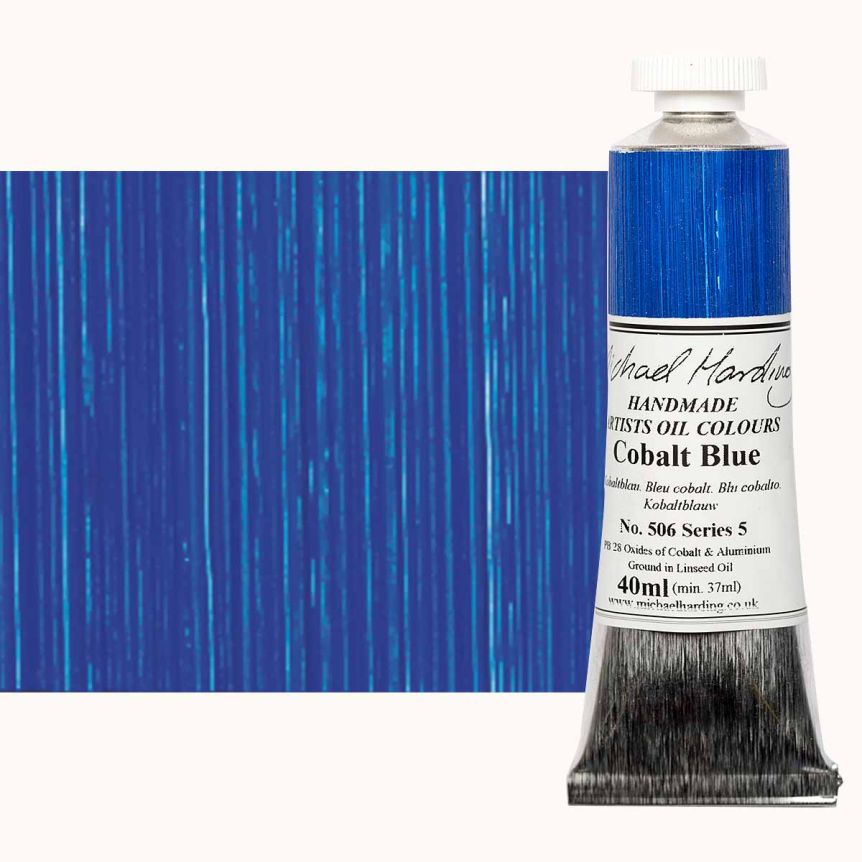 Michael Harding Oil Color - Cobalt Blue, 40ml Tube
