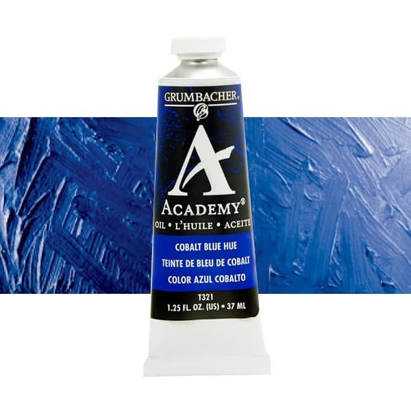 Grumbacher Academy Oil Color 37 ml Tube - Cobalt Blue Hue