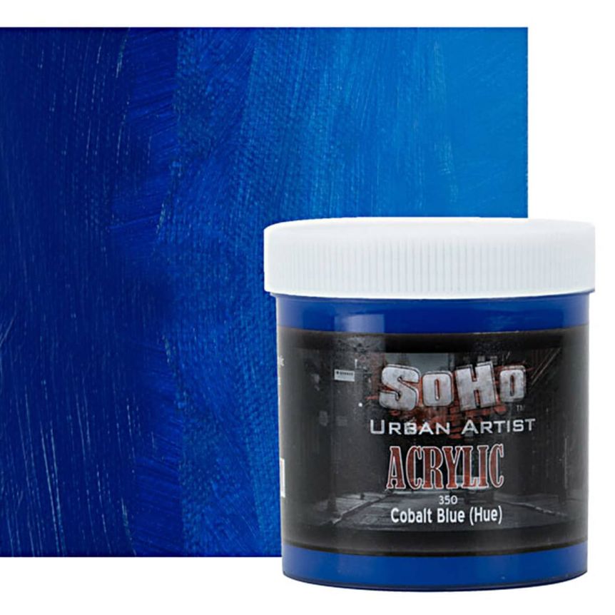 SoHo Urban Artists Heavy Body Acrylic Cobalt Blue Hue 500ml