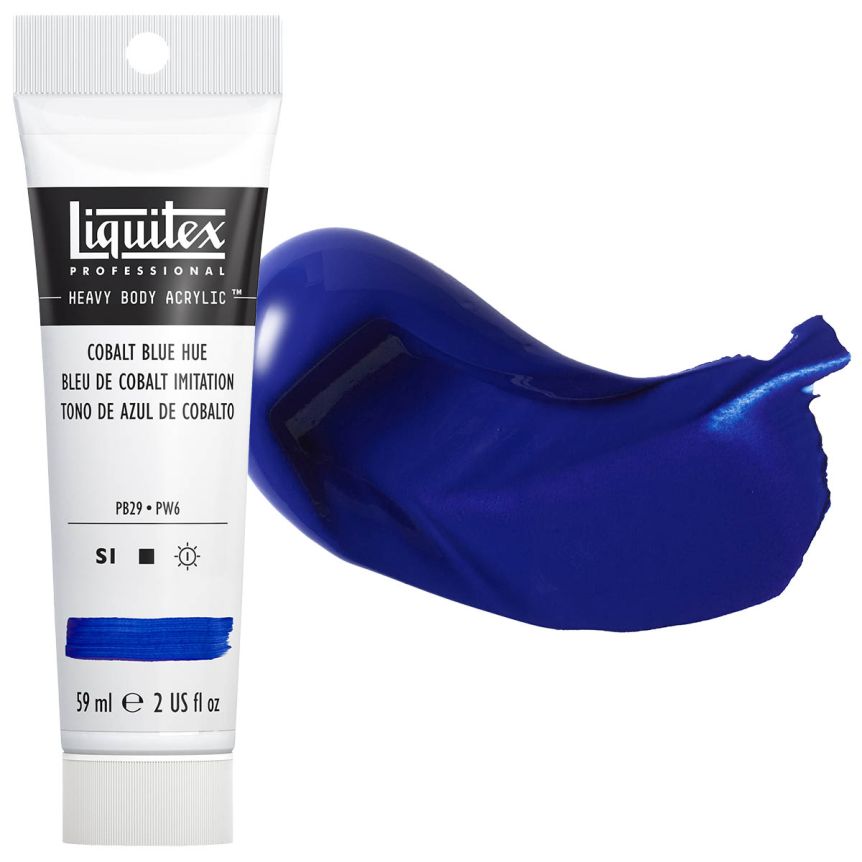 Liquitex Heavy Body Acrylic - Cobalt Blue Hue, 2oz Tube