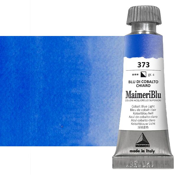 Maimeri-Blu Superior Watercolor - Cobalt Blue Light, 12ml