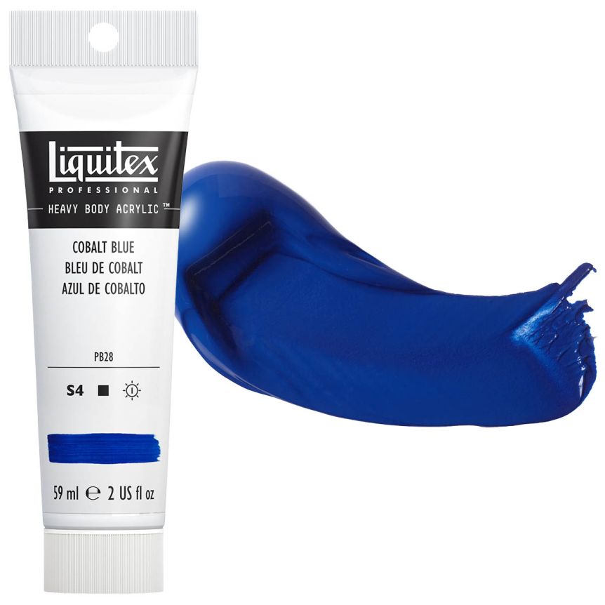 Liquitex Heavy Body Acrylic - Cobalt Blue, 2oz Tube