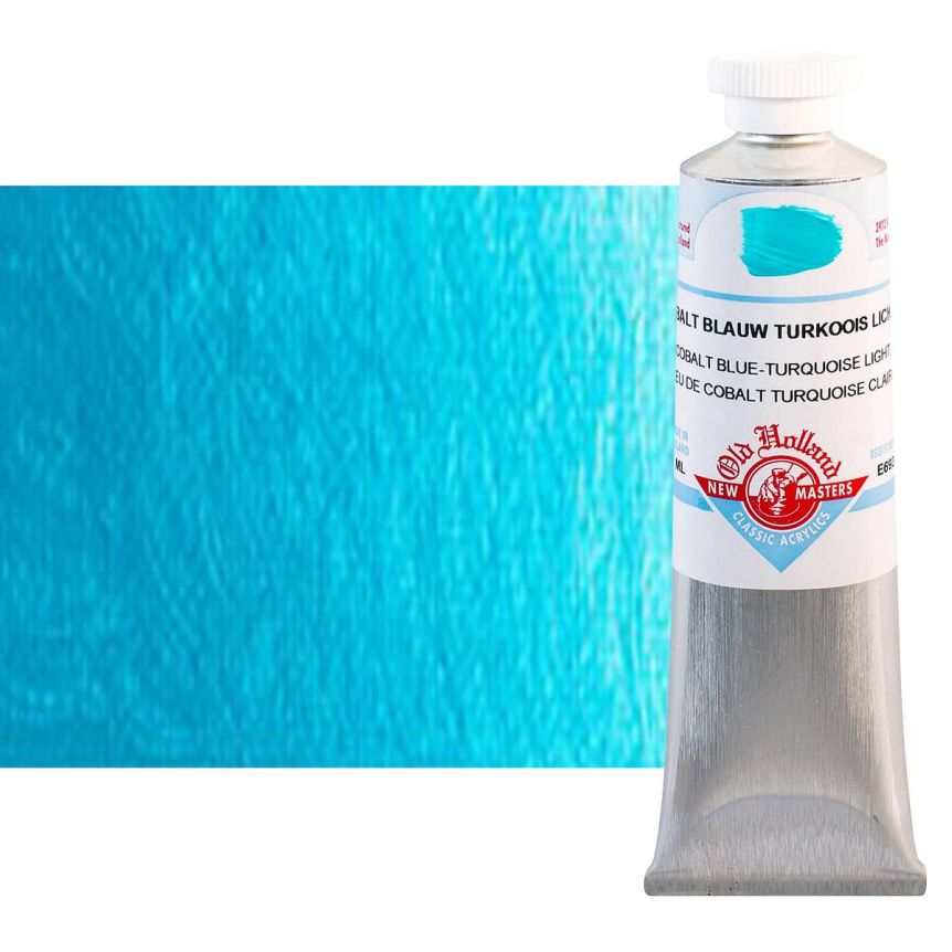 Old Holland New Masters Classic Acrylic Colors Cobalt Blue Turquoise Light 60 ml