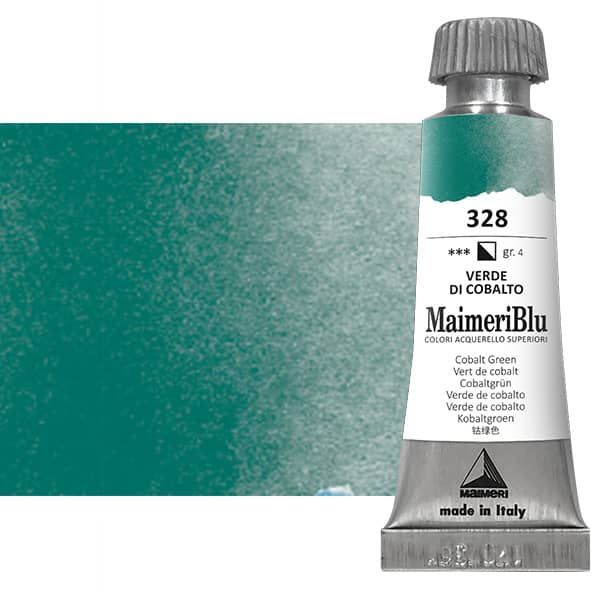 Maimeri-Blu Superior Watercolor - Cobalt Green, 12ml