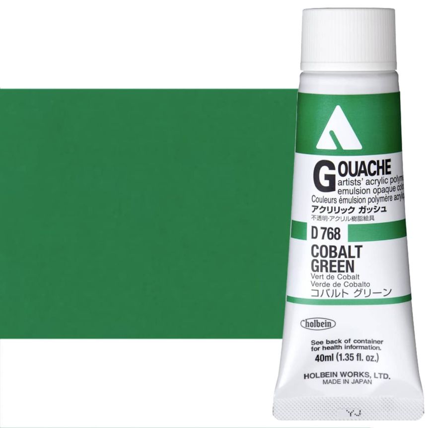 Holbein Acrylic Gouache 40 ml Cobalt Green