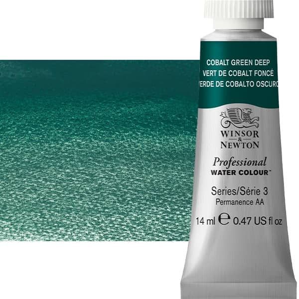 Winsor & Newton Professional Watercolor - Cobalt Green Deep, 14ml Tube