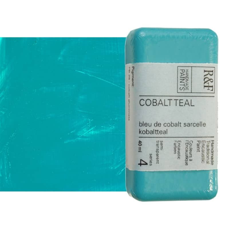 R&F Encaustic Paint 40Ml Cobalt Teal