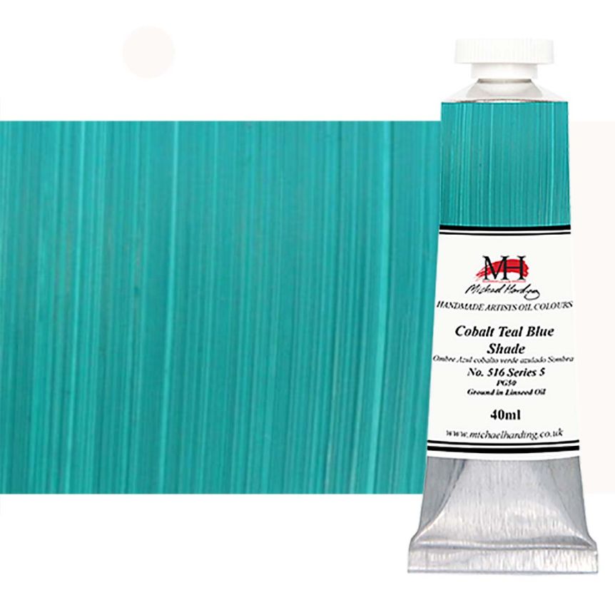 Michael Harding Oil Color - Cobalt Teal (Blue Shade)