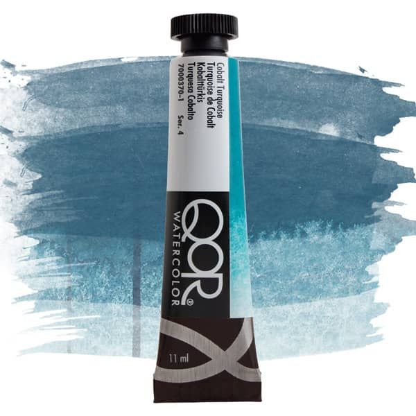 QoR Watercolor 11ml Tube - Cobalt Turquoise