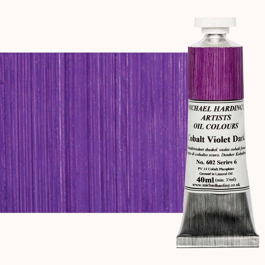 Michael Harding Oil Color - Cobalt Violet Dark, 40ml Tube