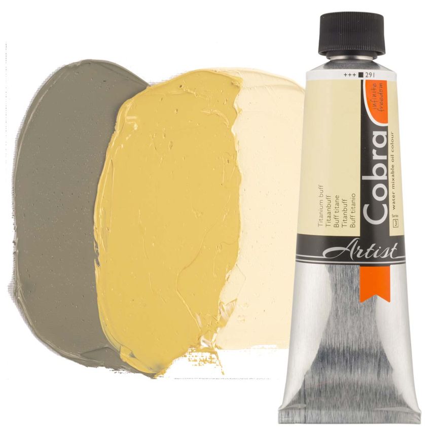 Cobra Water-Mixable Oil Color, Titan Buff 150ml Tube