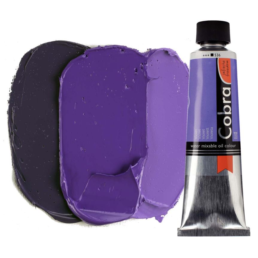 Cobra Water-Mixable Oil Color, Violet 40ml Tube