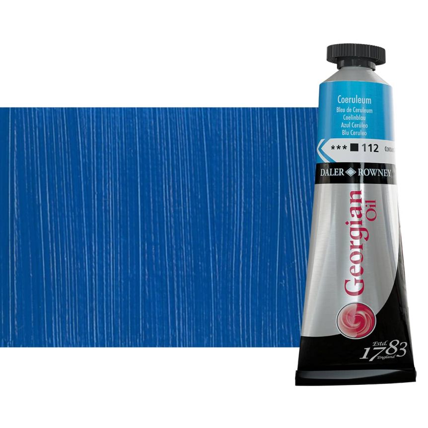 Daler-Rowney Georgian Oil Color 38ml Tube - Coeruleum Blue