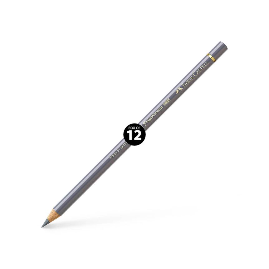 Faber-Castell Polychromos Pencil, No. 233 - Cold Grey IV (Box of 12)