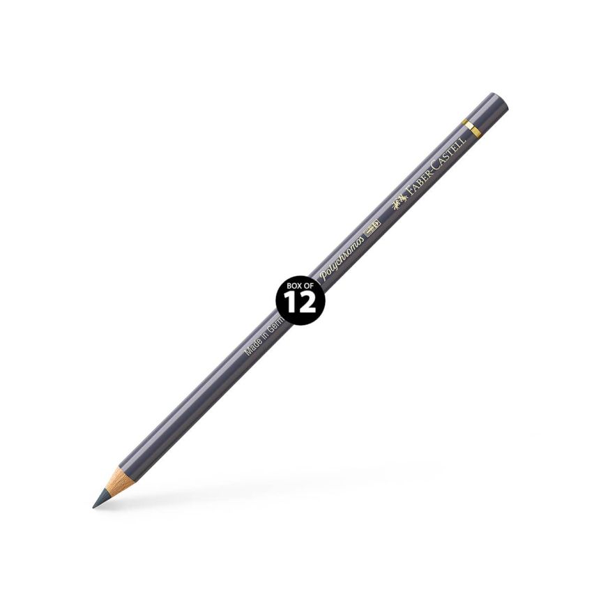Faber-Castell Polychromos Pencil, No. 234 - Cold Grey V (Box of 12)