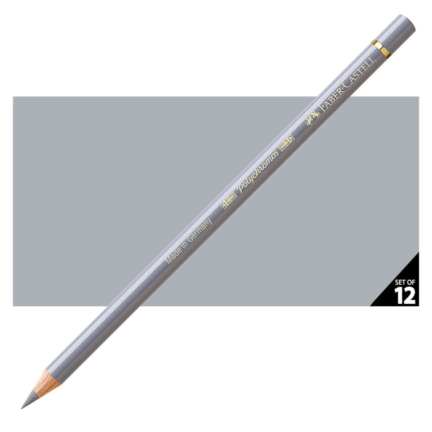 Faber-Castell Polychromos Pencil, No. 232 - Cold Grey III (Box of 12)