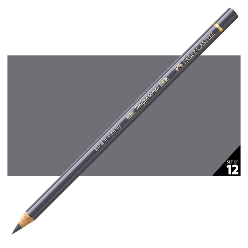Faber-Castell Polychromos Pencil, No. 234 - Cold Grey V (Box of 12)
