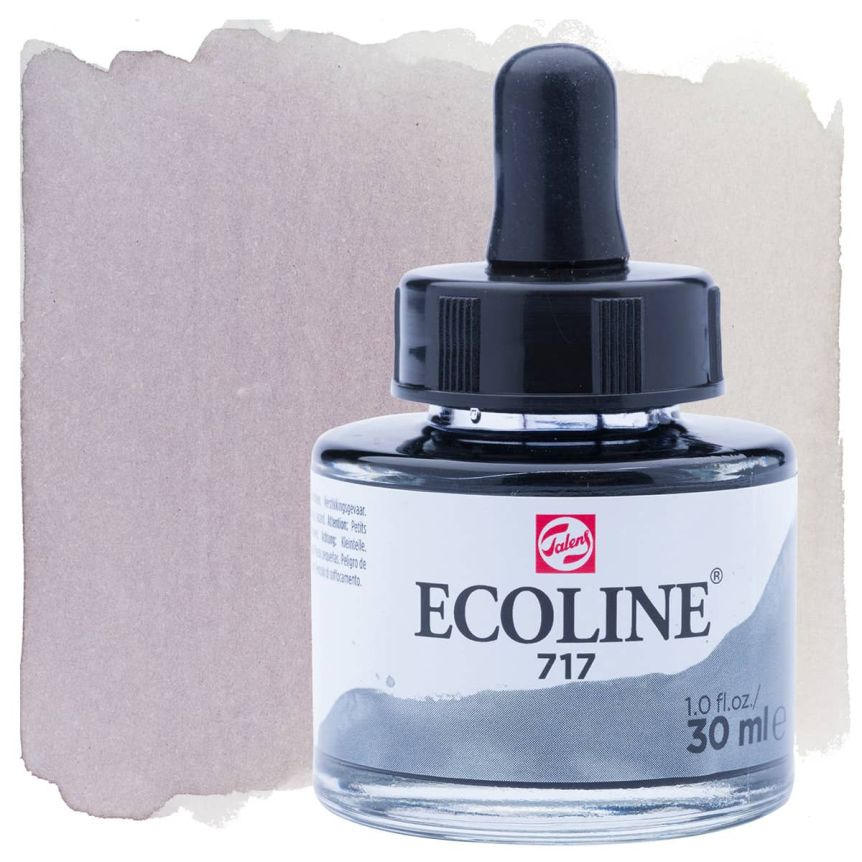 Ecoline Liquid Watercolor, Cold Grey 30ml Pipette Jar