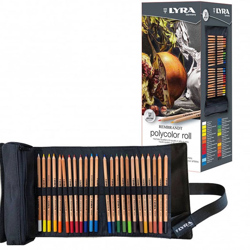 Lyra Rembrandt Polycolor Colored Pencils Tin Set of 24