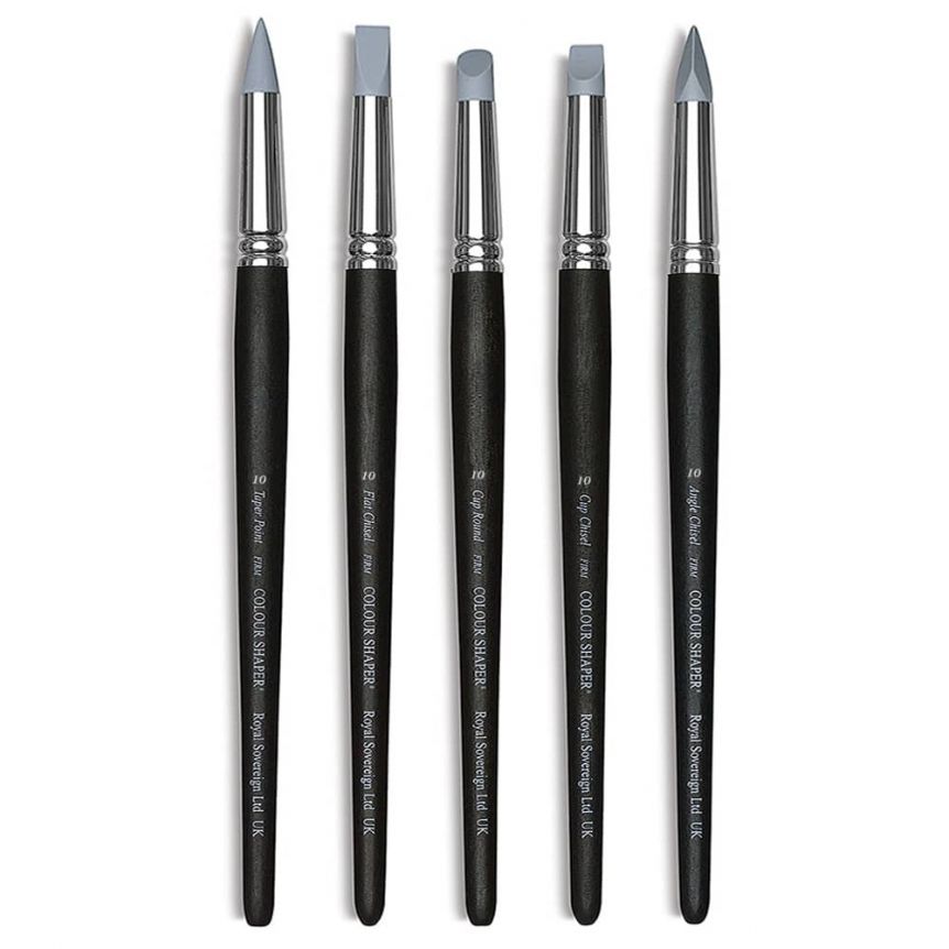 Colour Shaper Painting Tool Firm #10, Set of 5