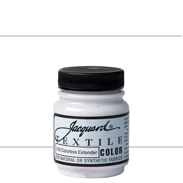 Jacquard Permanent Textile Color 2.25 oz. Jar Colorless Extender
