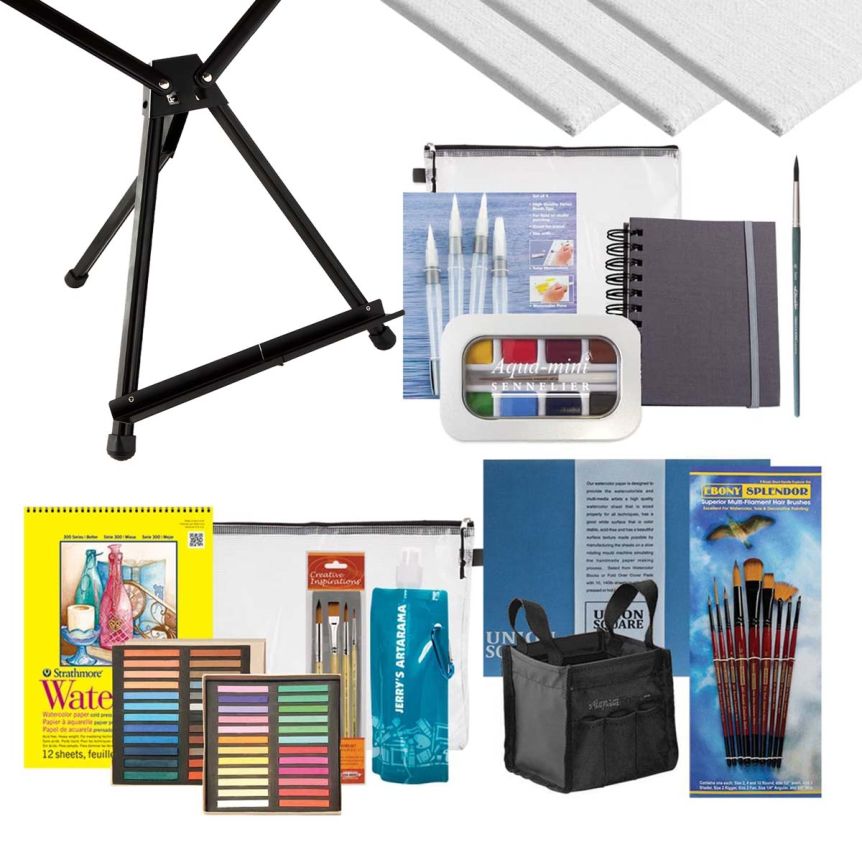 Art 101 Mini Travel Sketching Kit Incl Pencils Creative Tools