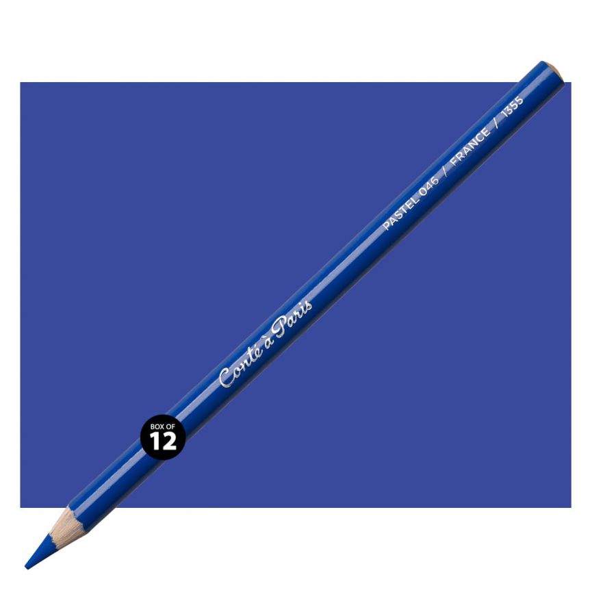 Conté À Pastel Pencil Dark Ultramarine (Box of 12)