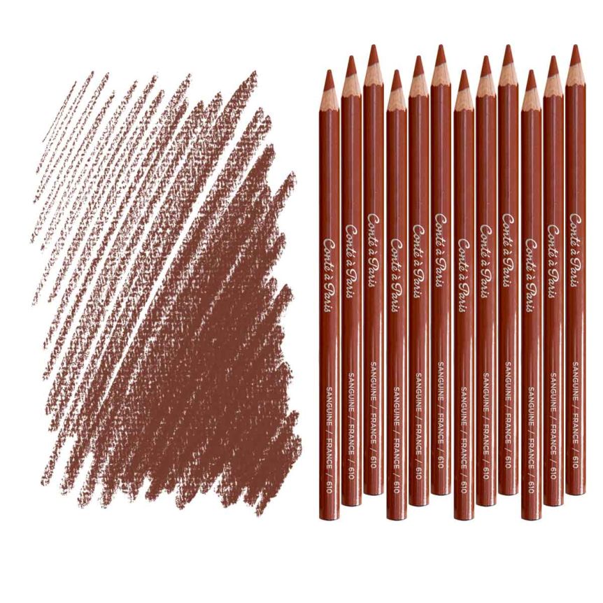 Conté A Paris Assortiment de 6 crayons esquisse - - Catalogue online complet