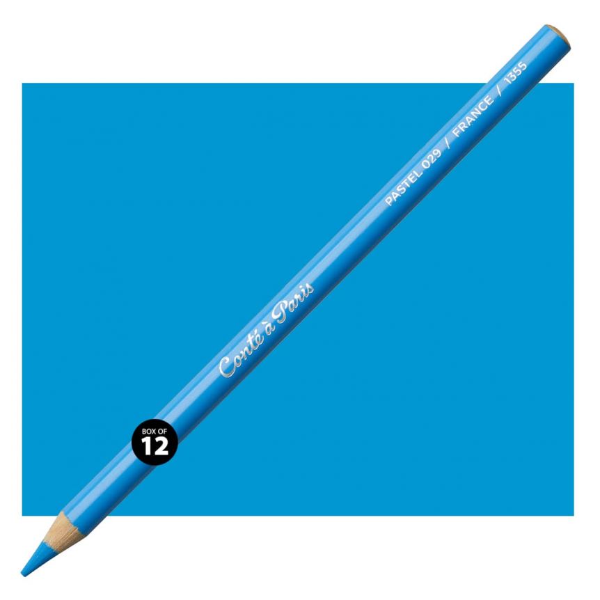Conté Pastel Pencil Set of 12 - Light Blue