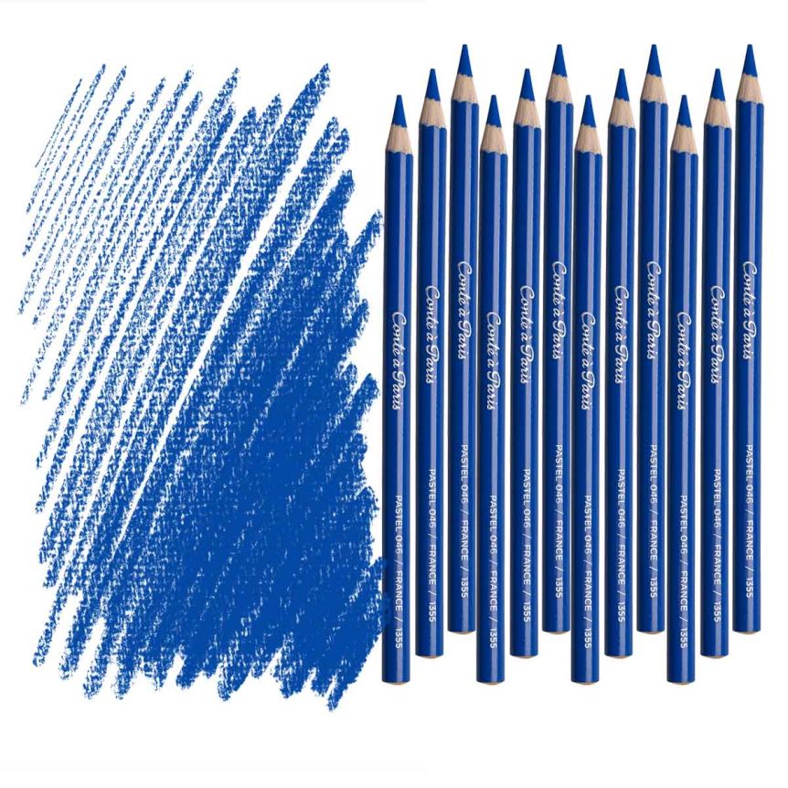 Conté À Paris Pastel Pencil – Dark Ultramarine (Box of 12)