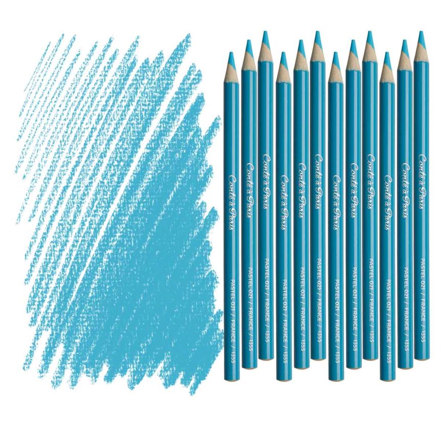 Conté À Paris Pastel Pencil - Green Blue (Box of 12)