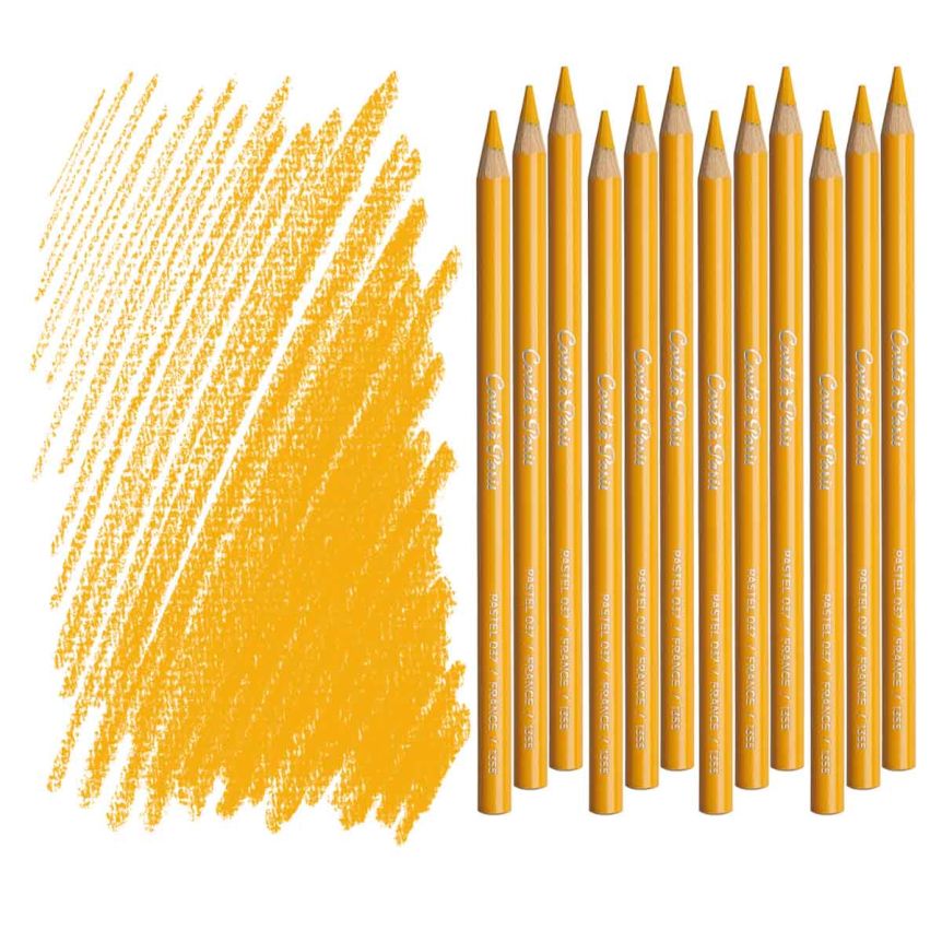 Conté À Paris Pastel Pencil - Indian Yellow (Box of 12)