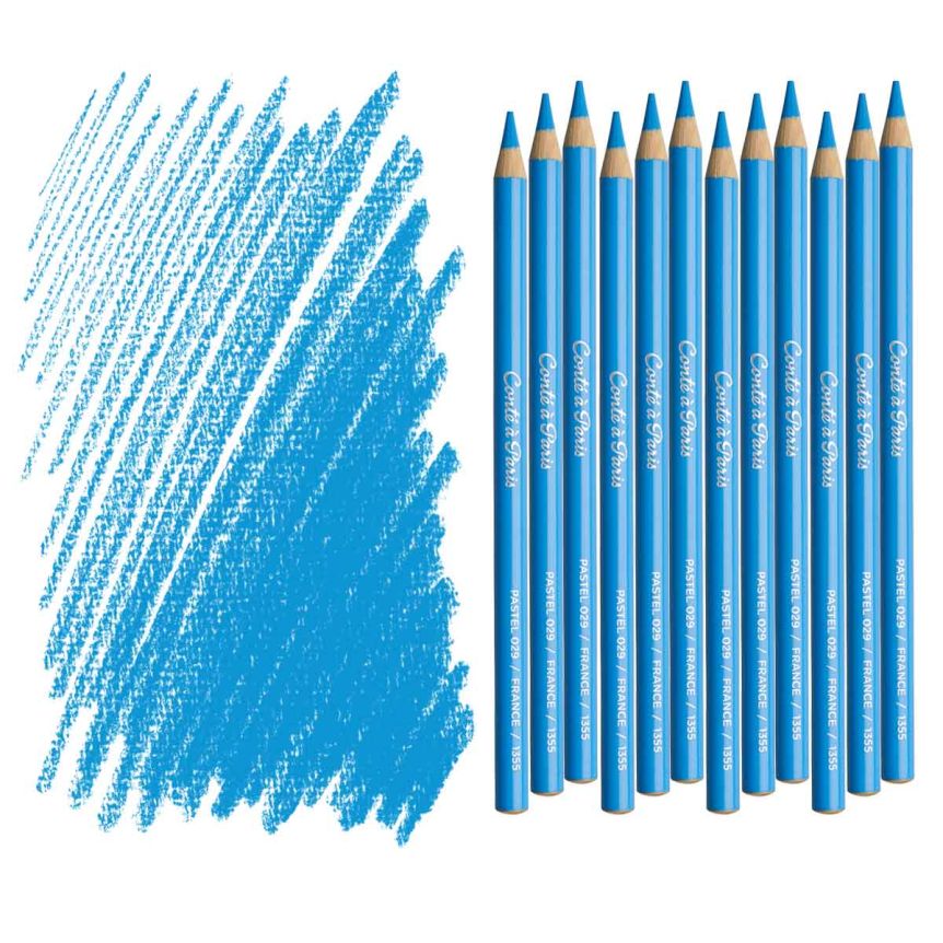Conté À Paris Pastel Pencil - Light Blue (Box of 12)