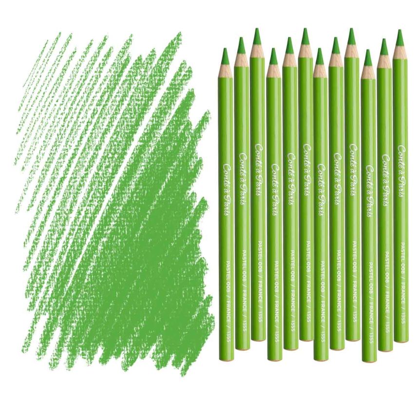 Conté À Paris Pastel Pencil - Light Green (Box of 12)
