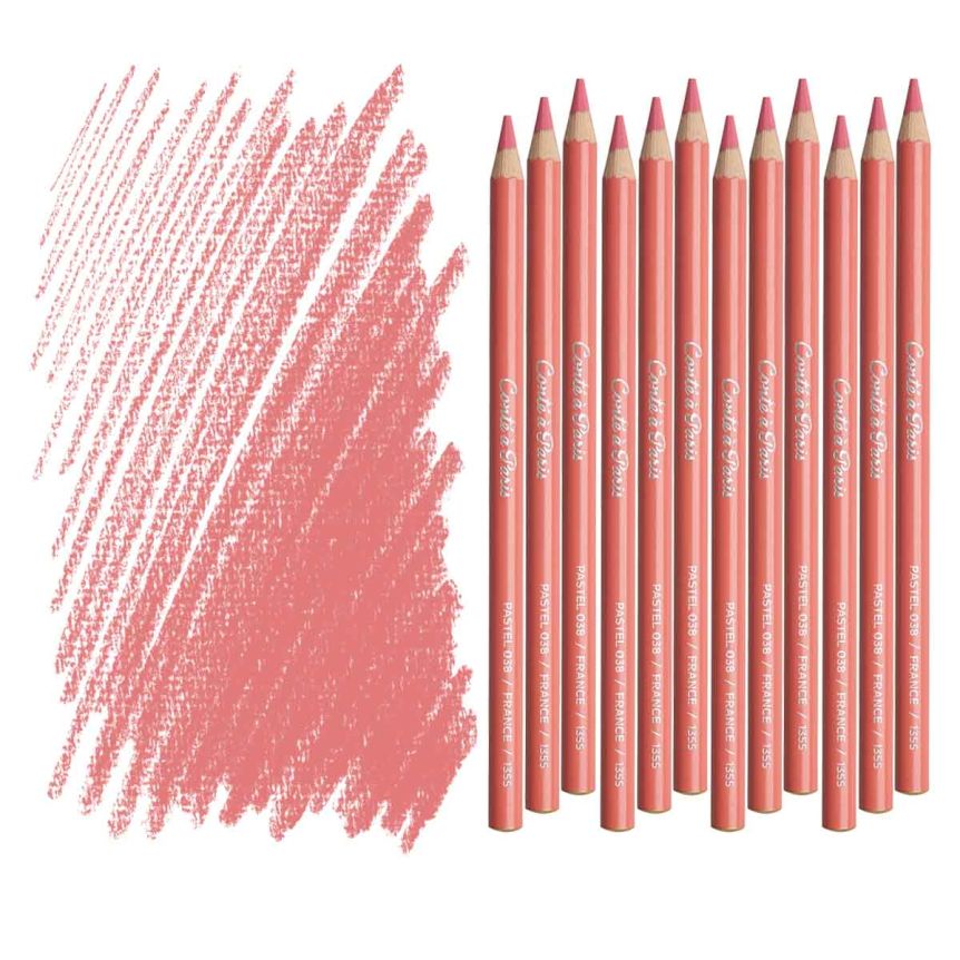 Conté À Paris Pastel Pencil - Madder Lake (Box of 12)