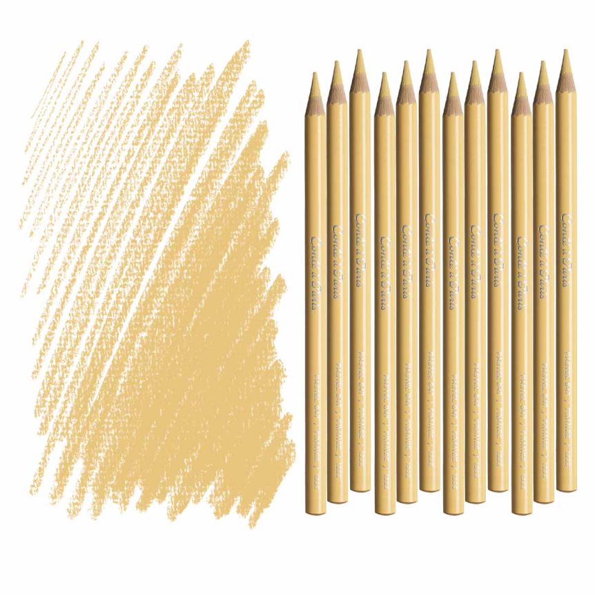 Conté À Paris Pastel Pencil - Naples Yellow (Box of 12)