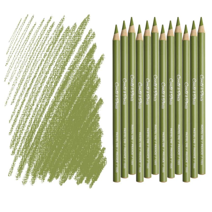 Conté À Paris Pastel Pencil - Olive Green (Box of 12)
