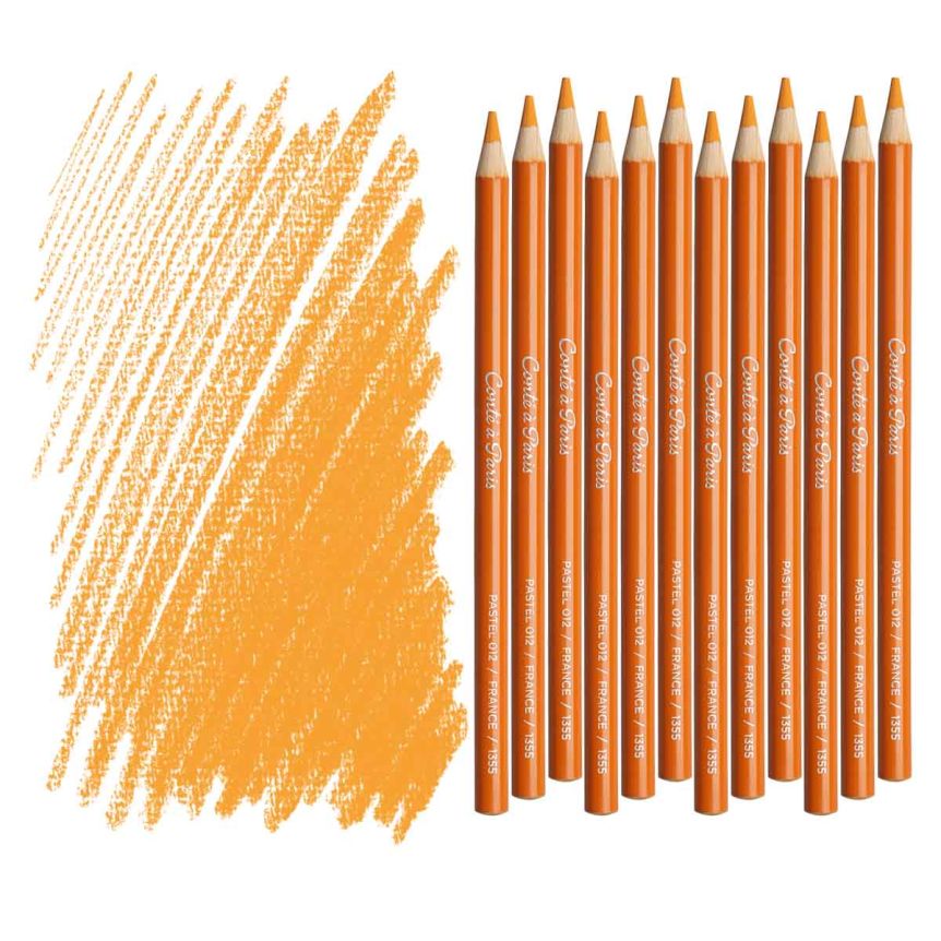 Conté À Paris Pastel Pencil - Orange (Box of 12)
