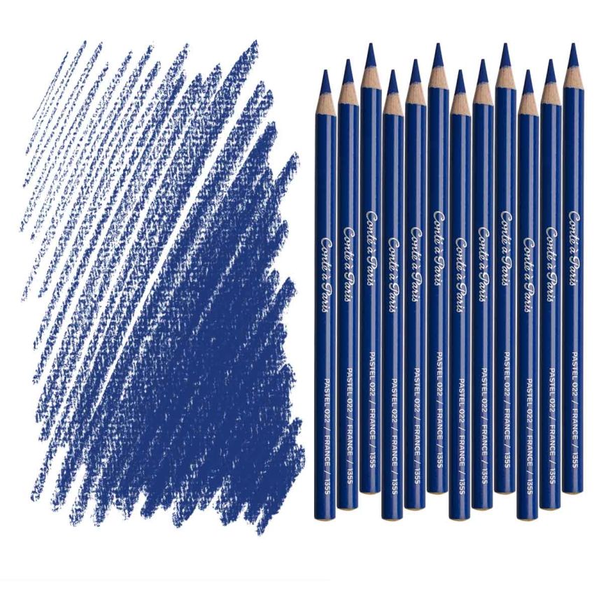 Conté À Paris Pastel Pencil - Prussian Blue (Box of 12)